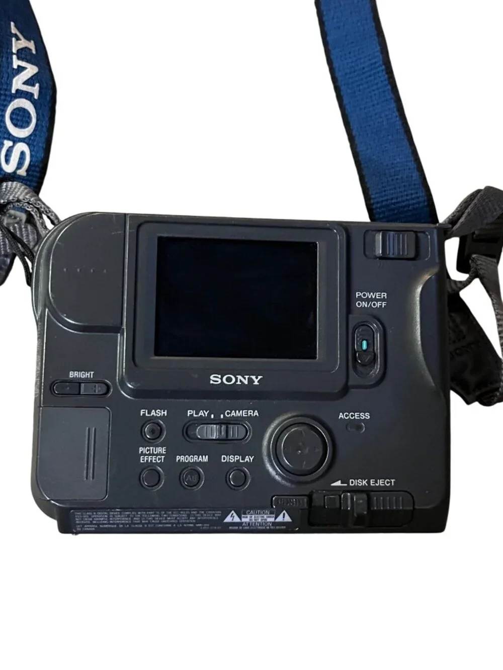 Sony MVC-FD73 Digital Mavica Camera NP-F Battery Untested No Charger Used